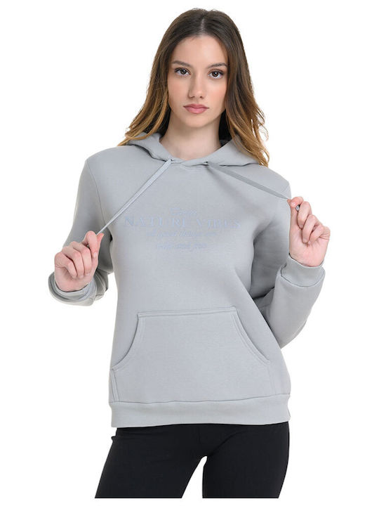 Women's Sweatshirt Hooded Gray