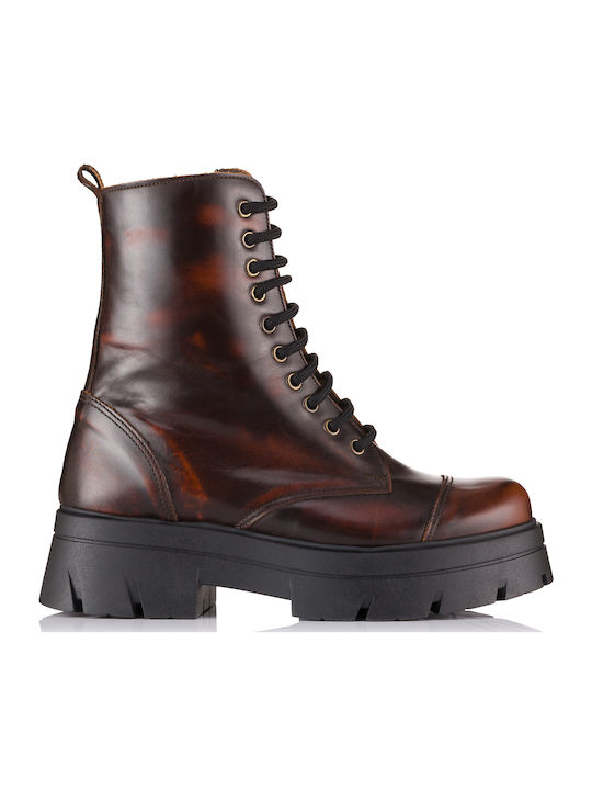Northway Leather Women's Ankle Boots Brown