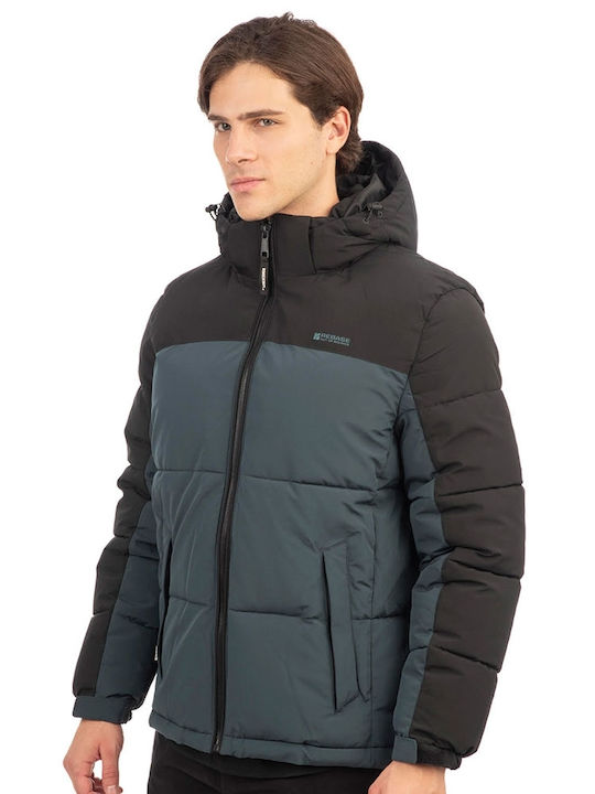 Rebase Jacket Puffer Petrol Blue