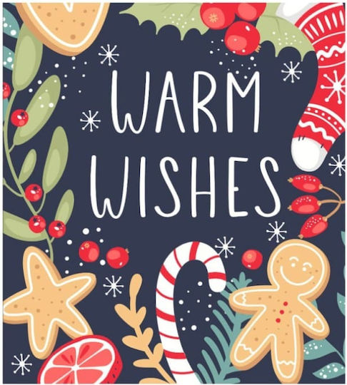 Amo La Casa Warm Wishes Fleece Blanket Sofa 120x160cm Multicolour