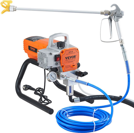 Paint Sprayer Large Surfaces 600 W Power 1.8 L Min 207 Bar 9 M Hose Length