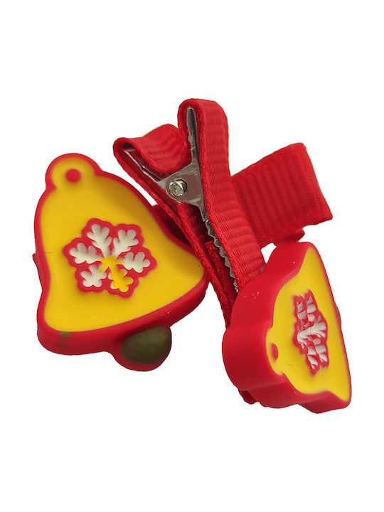 Gift-Me Set Kinderhaarklammern mit Haarspange in Rot Farbe