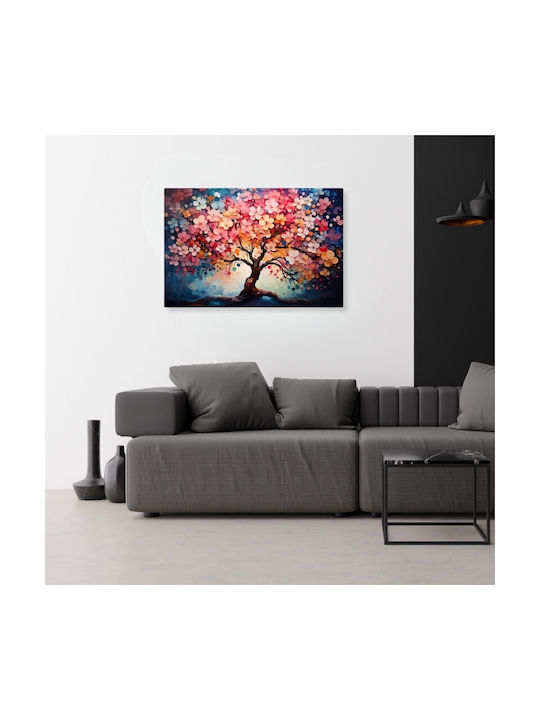 Megapap Pink Tree Gemälde auf Leinwand 100x70cm