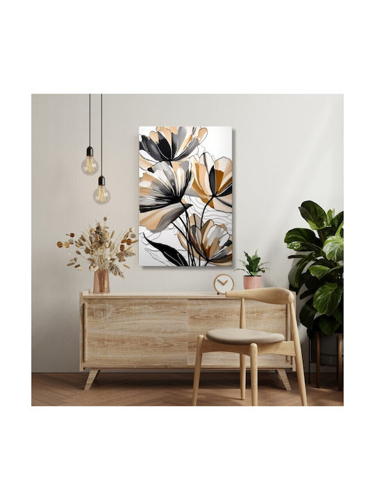 Megapap Pastel Flower Tablou pe Pânză 70x100cm