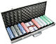 Poker Set 500 Chips Included Briefcase Edy