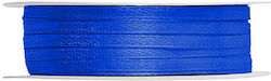 PartyDeco Satin,σατεν Band Monochrom Blau mit B...