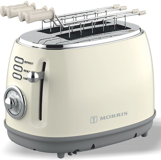 Morris Toaster 2 Slots 850W Beige