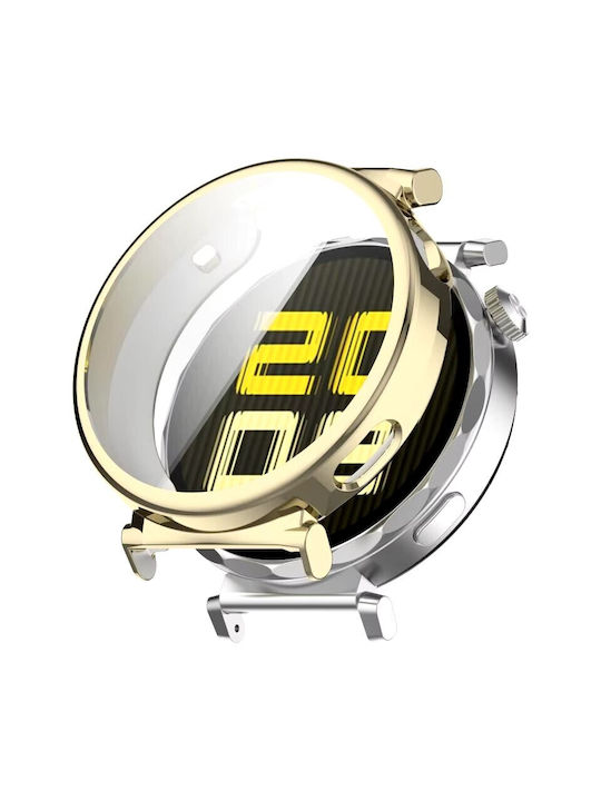 Best Accessories 2 In 1 Protective Case Silver Huawei Watch Gt5 41mm