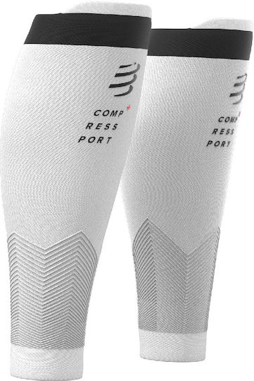 Compressport Genunchiera elastica in culoarea Alb