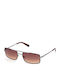 Guess Unisex Sunglasses with Black Metallic Frame and Brown Gradient Lens GU00168 09F
