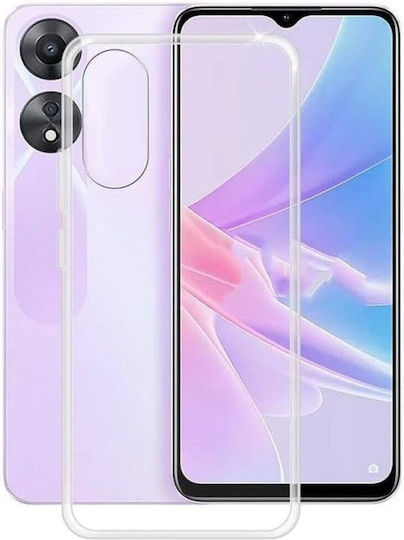 Techwave Ultra Slim 0.5mm Back Case Oppo A78 5g A58 5g Transparent