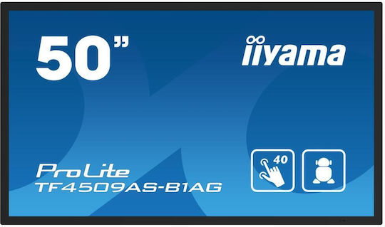 Iiyama TF5039AS-B1AG Публичен Дисплей LCD VA 4K UHD 49.5" с Touch Screen