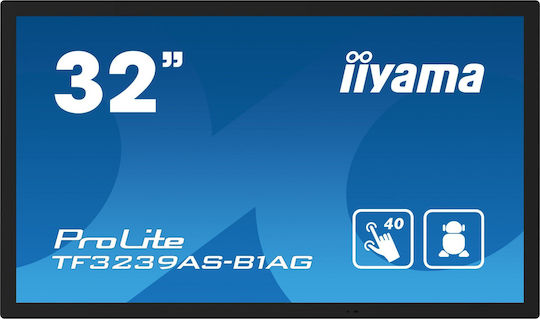 Iiyama TF3239AS B1AG Public Display LED IPS Full HD 31.5 Inch Touch Screen