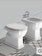 GSI Floor-Standing Toilet with Cover Soft Close White