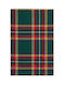 Amo La Casa Cotton Checkered Runner 45x140 Tartan Cypress