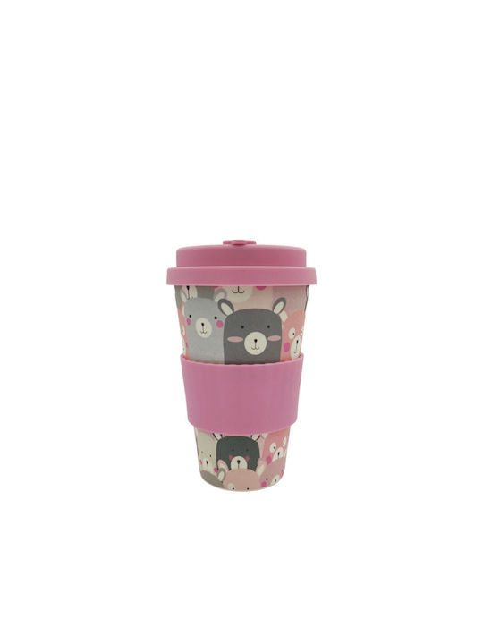 Mug Bamboo Pink 400ml