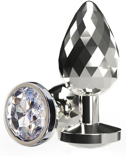 ToyJoy Disco Diamond Anal Plug Large Silver