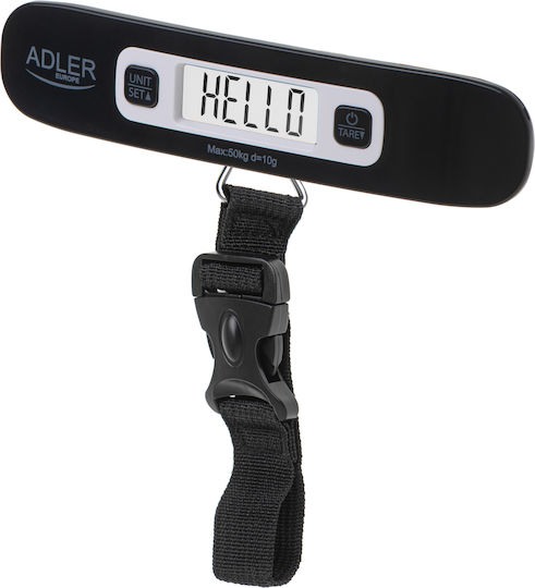 Adler Travel Luggage Scale Ad 8190 Maximum Weight Capacity 50 Kg Accuracy 10 G Black