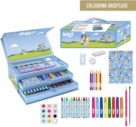 Bluey Blue Stationery Set