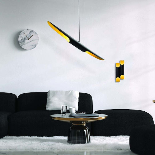 Opviq Efsun Hängelampe Schwarz 100x8x104cm.