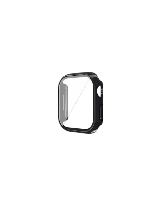 Devia Guardian Series 2 In 1 Carcasă de Plastic cu Sticlă în culoarea Negru pentru Apple Watch 49mm