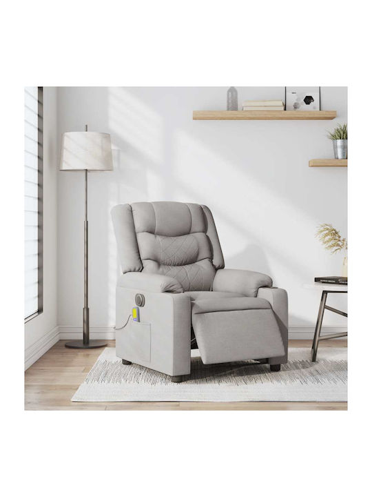Фотьойл Relax Масаж С поставка за крака Grey Cl...