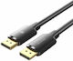 Vention Cable DisplayPort male - DisplayPort male 3m Μαύρο (HAKBI)