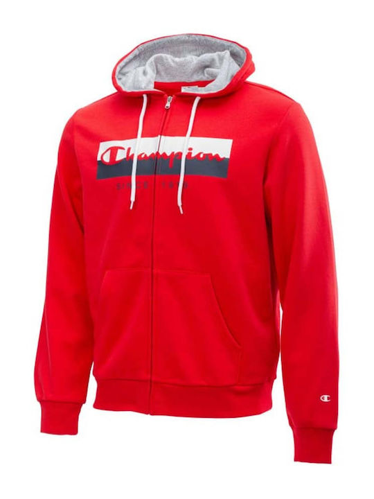Champion Sweatshirt with Hood Red