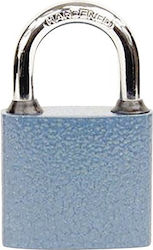 Richter Padlock Brass with Key Blue 1pcs