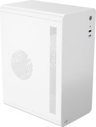 Aerocool CS-110 Mini Tower Κουτί Υπολογιστή Λευκό