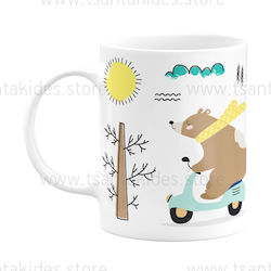 Christening Favor with Mug Teddy bear