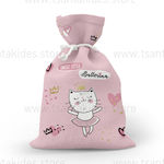 Christening Favor in Pouch Kitten