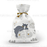 Christening Favor in Pouch Teddy bear