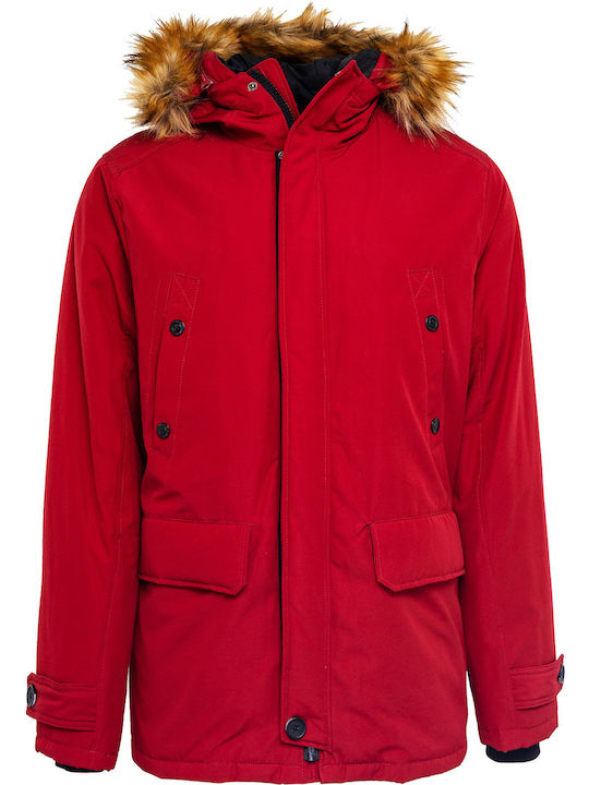 Finnmark Winter Jacket Parka Red