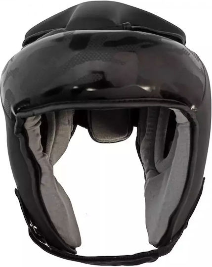 Olympus Sport Adult Open Face Boxing Headgear Black