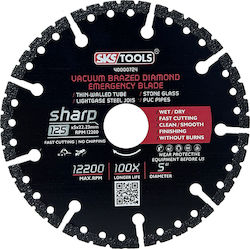 SKS Tools Δίσκος Κοπής Δομικών Υλικών 125mm