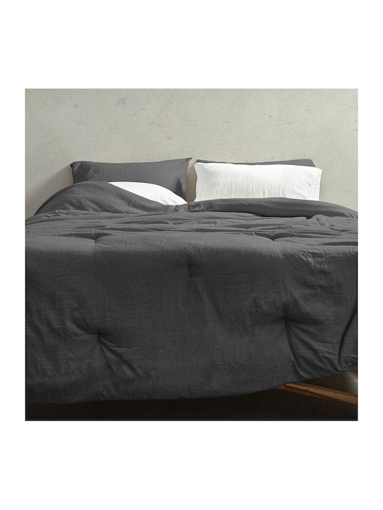 Cannon Bettdecke Großes Doppelbett 220x240cm Dark Gray 280 GSMGsm