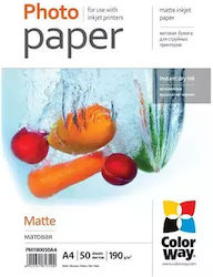Colorway 190 g/m² A4 Mattes Fotopapier Colorway 190 g/m² A4 Mattes Fotopapier