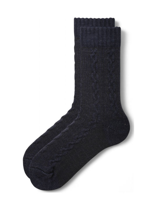 Soma Socks Γυναικείες Μονόχρωμες Κάλτσες Μπλε Σ...
