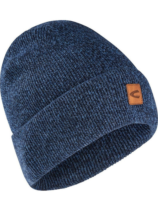 Beanie Ανδρικός Σκούφος Πλεκτός σε Navy Μπλε χρώμα