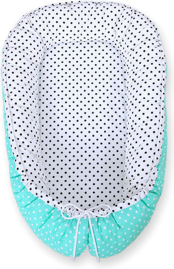 Bobono Βρεφικό Μαξιλάρι Φωλιά Mint, Black
