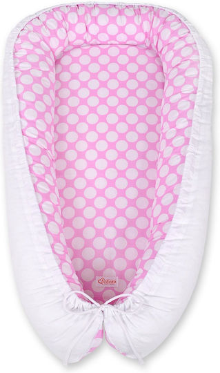 Bobono Baby Nest Pink, White