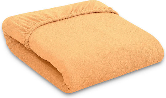 Bobono Baby Bettlaken Für Krippe Baumwolle Angepasst Orange 70x140cm