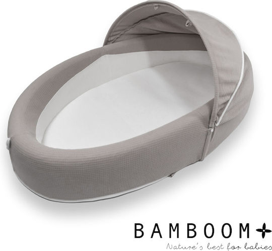 Bamboom Pernă pentru bebeluși în formă de cuib Grigio 05 56x90buc