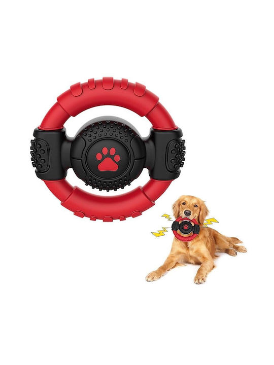 Squeaky Chew Toy Dogs Steering Wheel