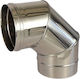 90° Chimney Connection Elbow Inox Φ150