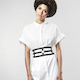 BDSM Damen Leder- und Latex-Outfit Taille