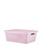 TnS Plastic Storage Box with Lid White 36x27x22cm 1pcs
