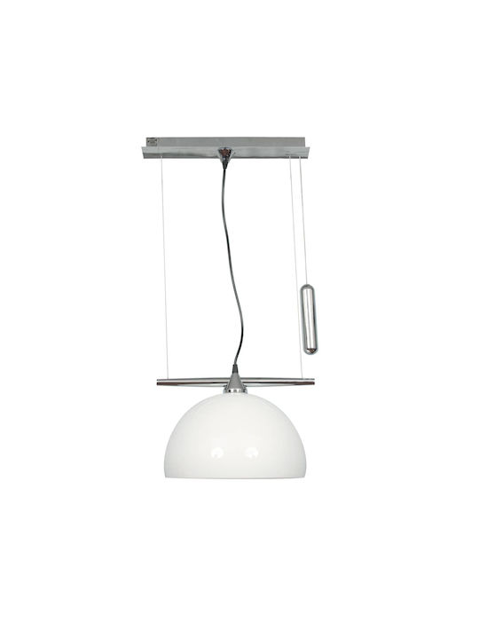 Gekas Pendant Light Silver with Socket E27