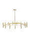 Toolight Kronleuchter Gold OSW-01406